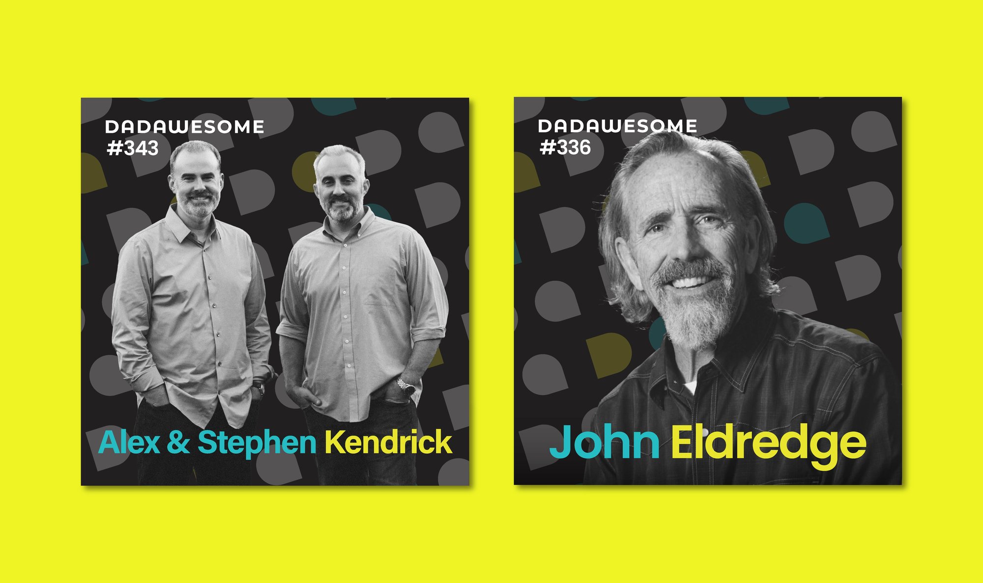 DadAwesome podcast guest cards