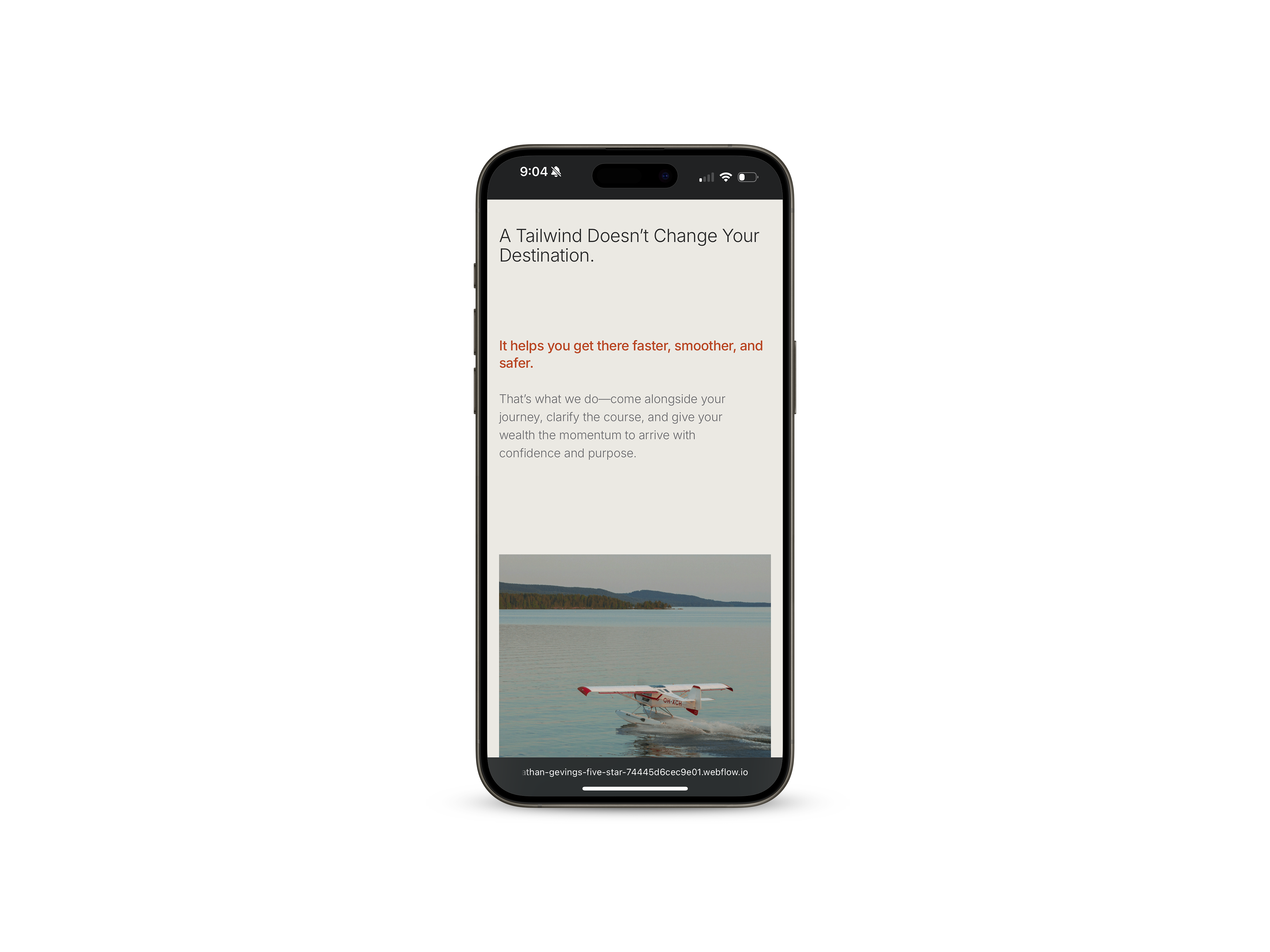 Mobile website design